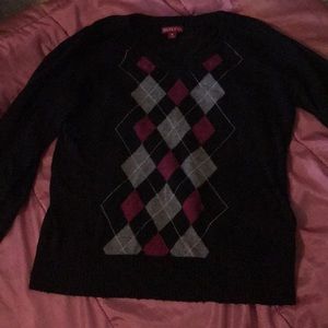 Checkered sweater